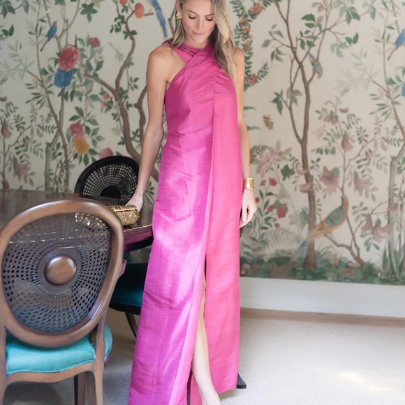 Julia Amory Camille dress in French Rose - Picture 3 of 8